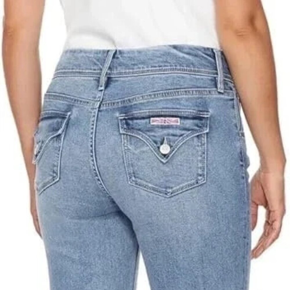 Hudson Jean Women's Size 12/32 Light Blue Mid-rise Straight Leg Stretch Stylish